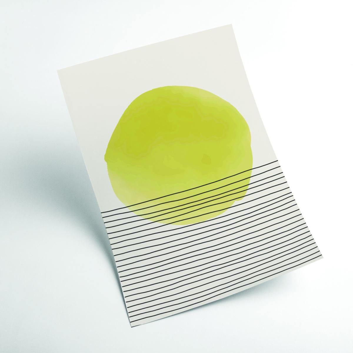 Yellow / Orange Boho Sun Series #5 A4 210 X 297Mm Stanley Print House – image 2