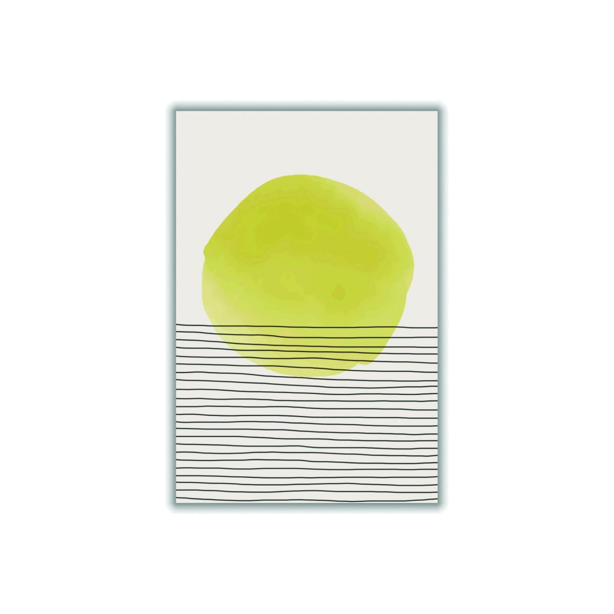Yellow / Orange Boho Sun Series #5 A4 210 X 297Mm Stanley Print House – image 1