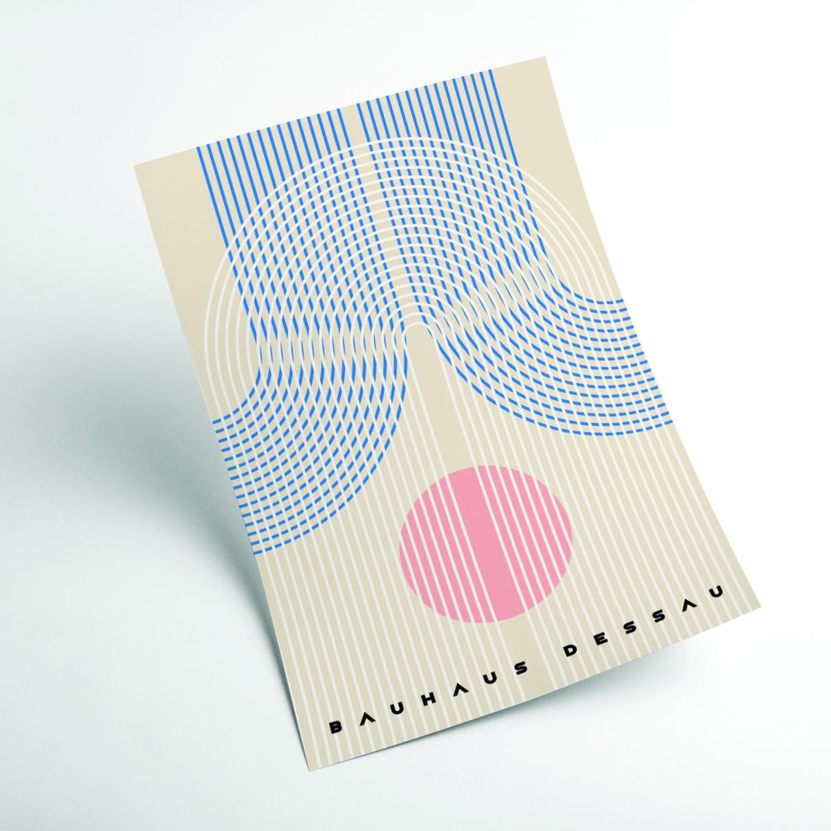 Rose Gold Bauhaus Design Ii A3 297 X 420Mm Stanley Print House – image 2