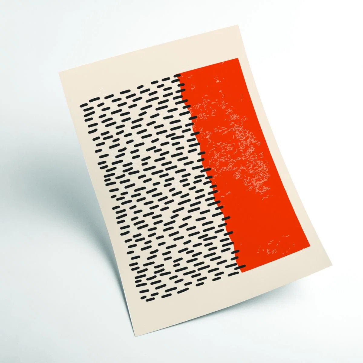 Red Geometric Expression #1 Small Stanley Print House – image 2