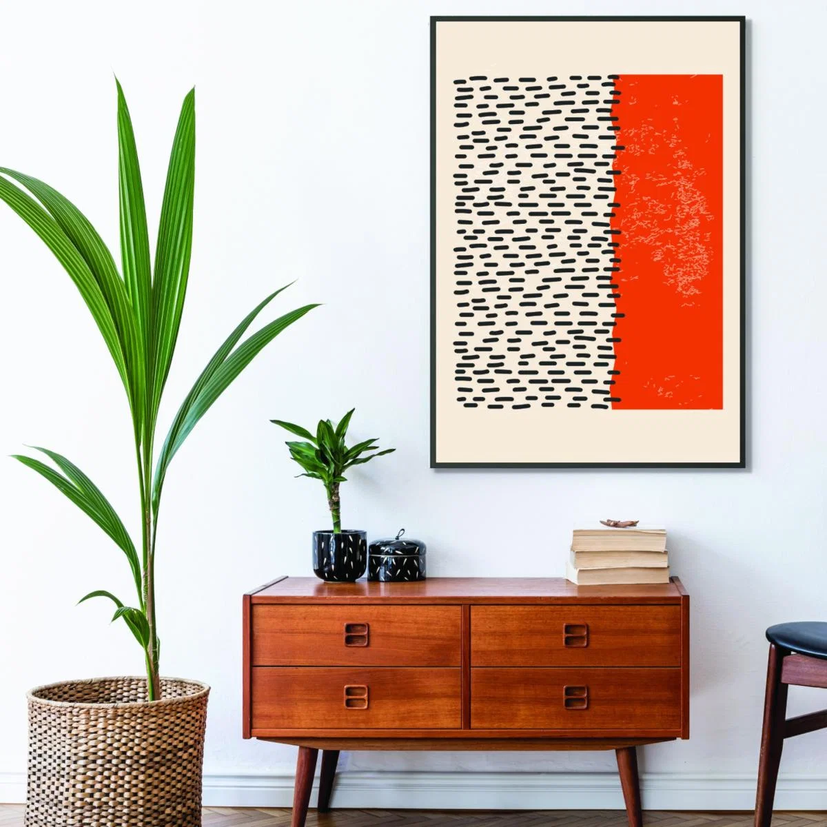 Red Geometric Expression #1 Small Stanley Print House – image 3