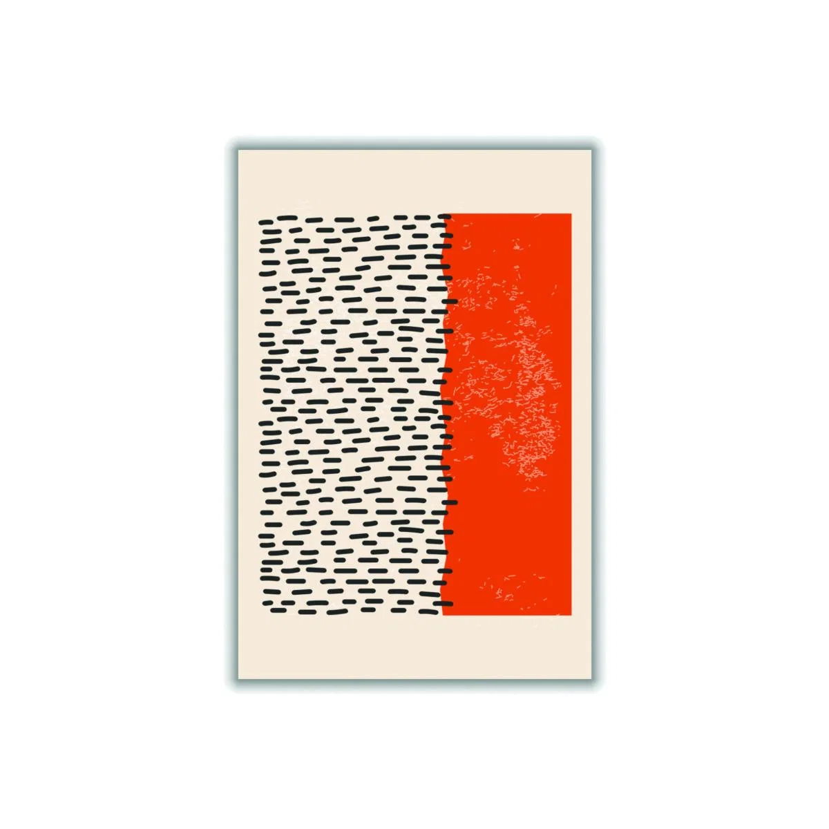 Red Geometric Expression #1 Small Stanley Print House – image 1