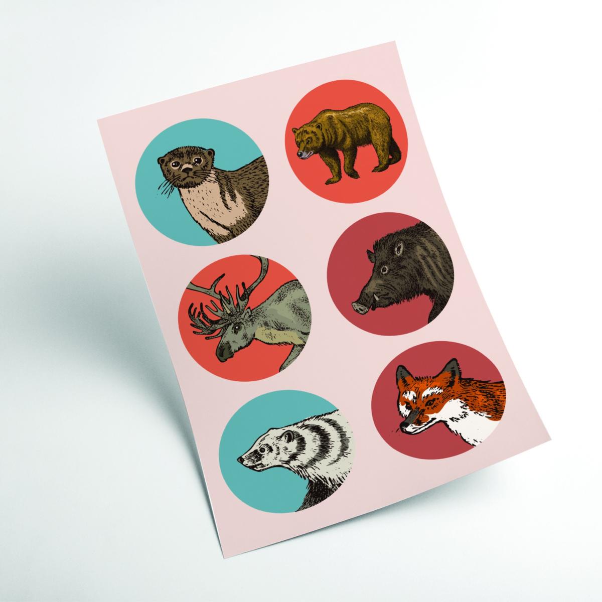 Animal Circles Ii Extra Large Stanley Print House – image 2