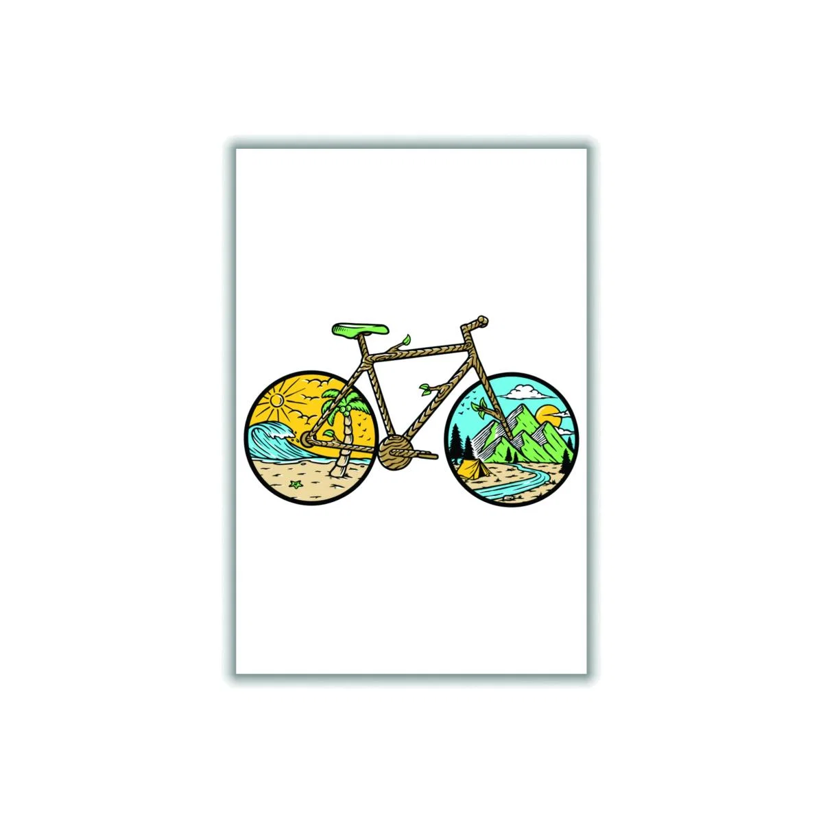 Best Bike Ride Ever A3 297 X 420Mm Stanley Print House – image 1