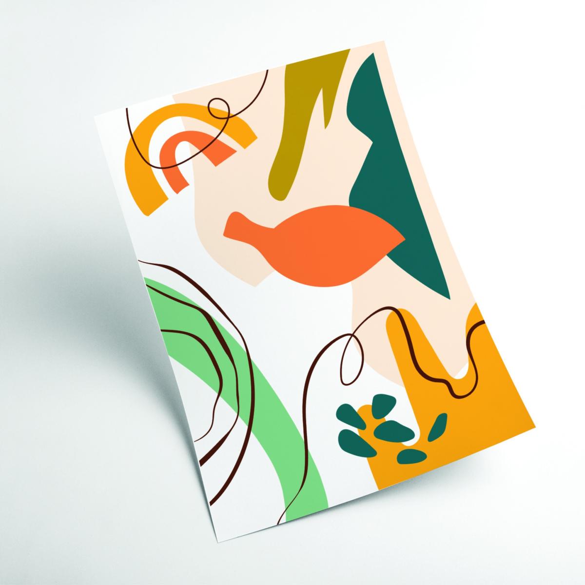 Abstract Expression I A4 210 X 297Mm Stanley Print House – image 2