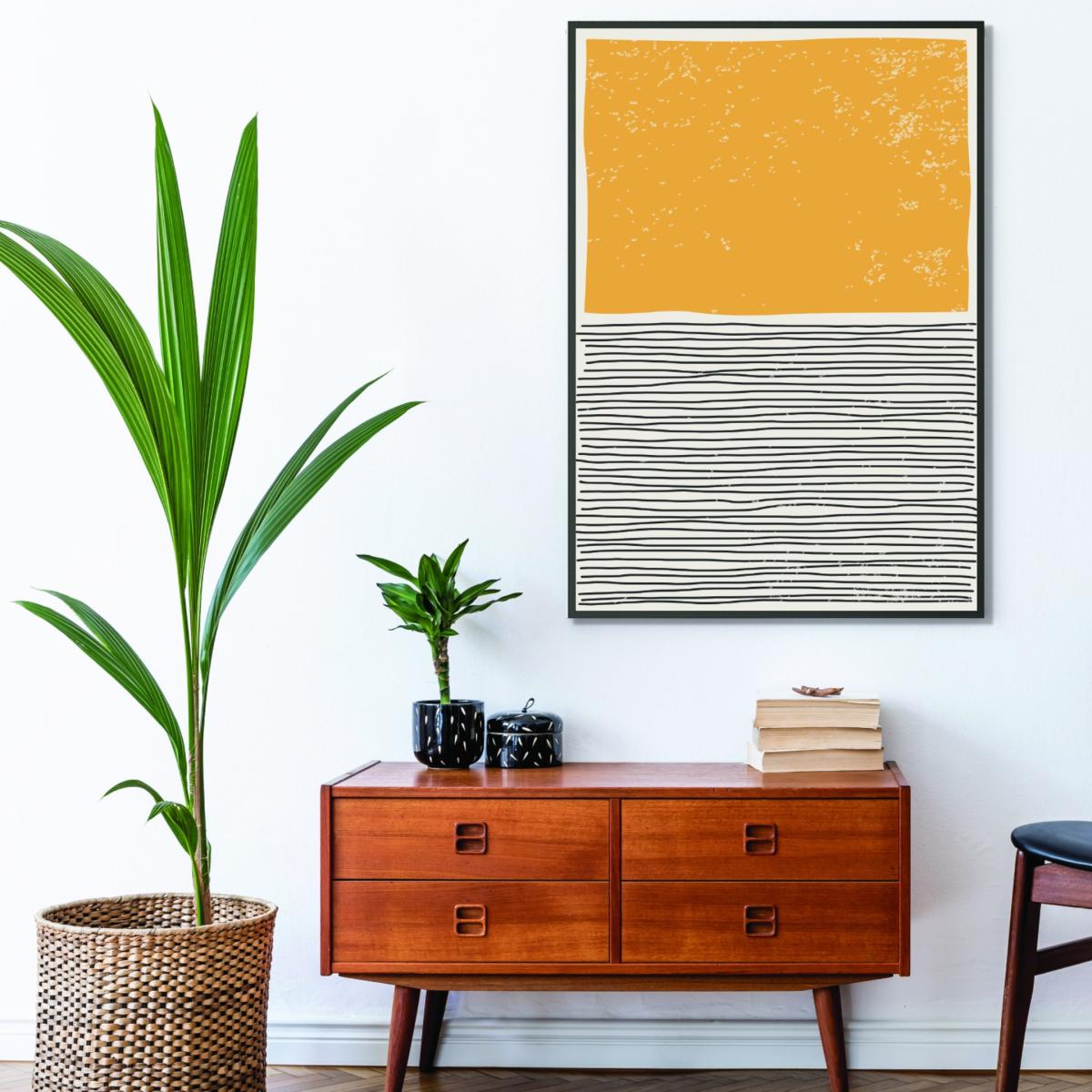 Yellow / Orange Minimal - Yellow A2 420 X 594Mm Stanley Print House – image 3