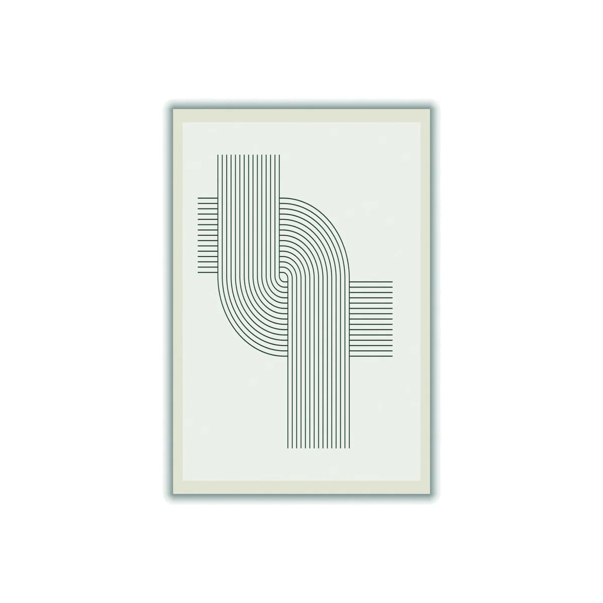 Grey Modern Geometric 3 Extra Large Stanley Print House – image 1