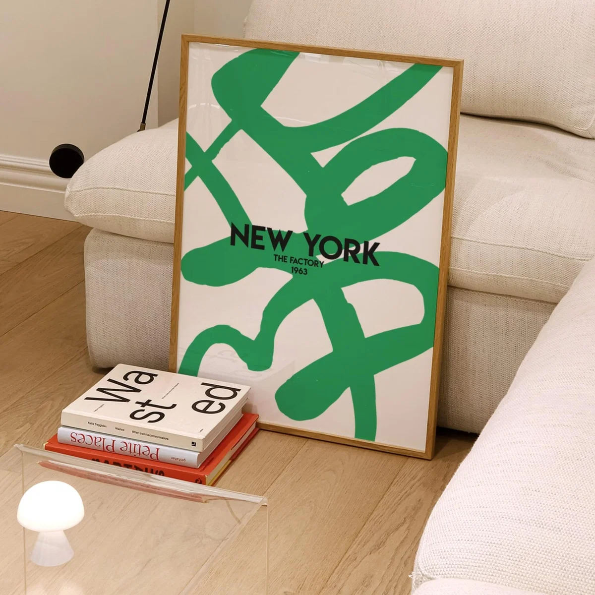 Green Exclusive New York Abstract Giclée Art Print A3 | A3 | 297 X 420Mm | Fanclub – image 2
