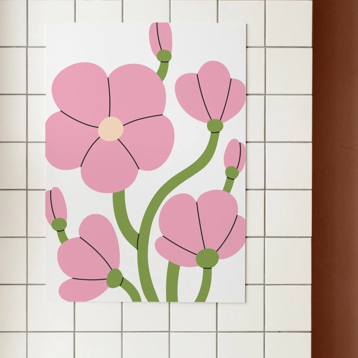 Pink Garden Print Sofe Store – image 2
