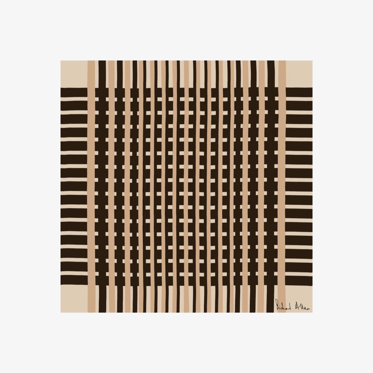 Neutrals / Yellow / Orange Manhattan Design Print Richard Allan London – image 1