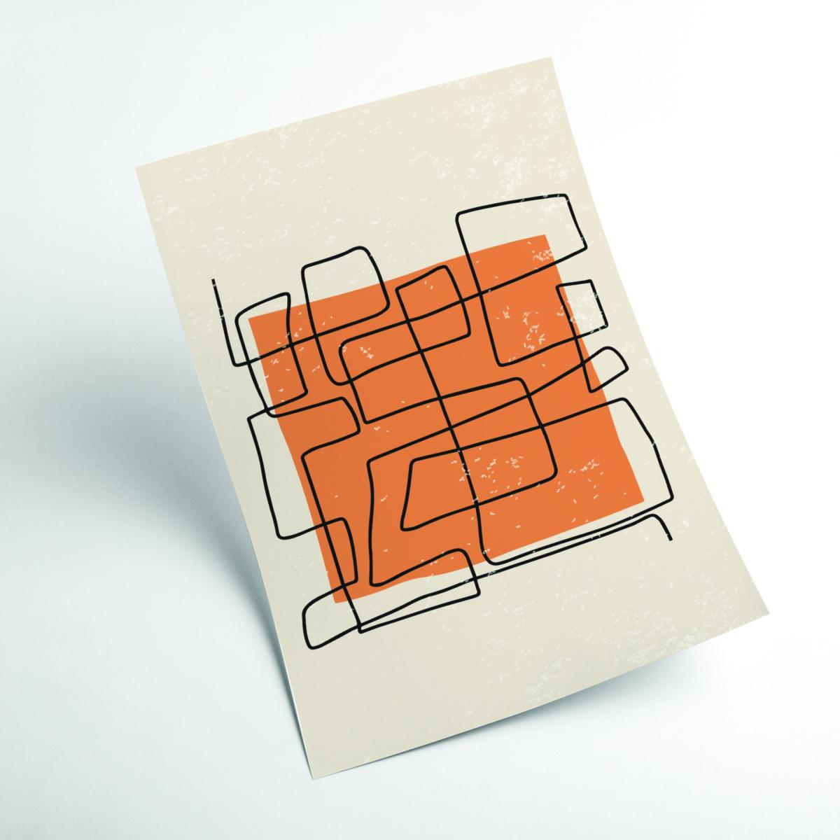 Yellow / Orange Abstract Color Set #4 Extra Small Stanley Print House – image 2