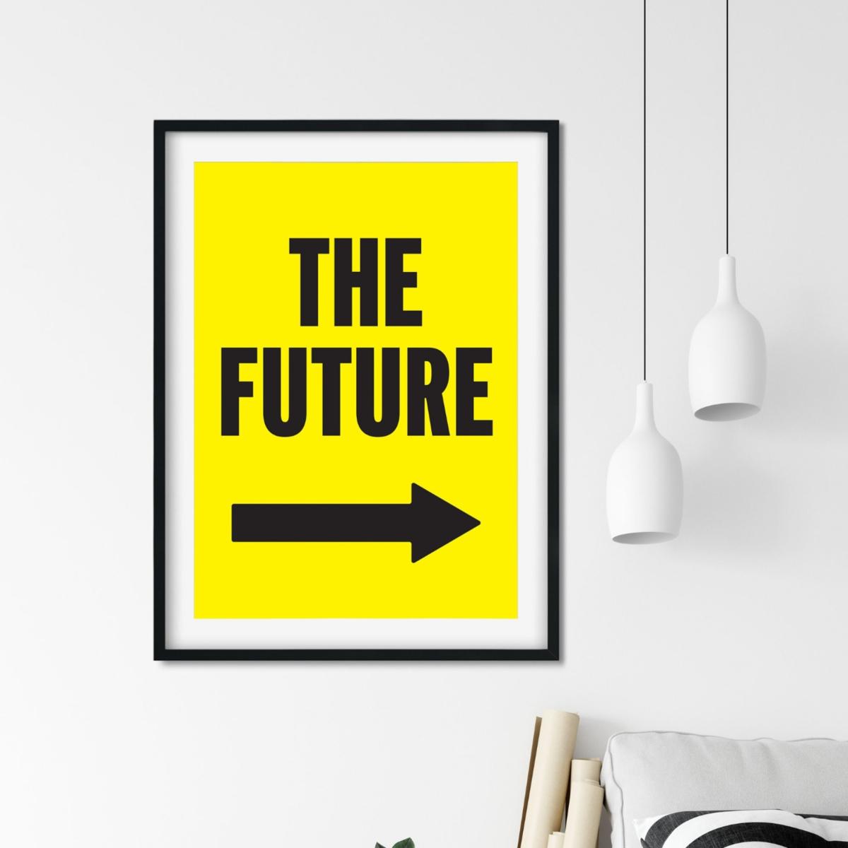 Yellow / Orange The Future A3 297 X 420Mm The Native State – image 2