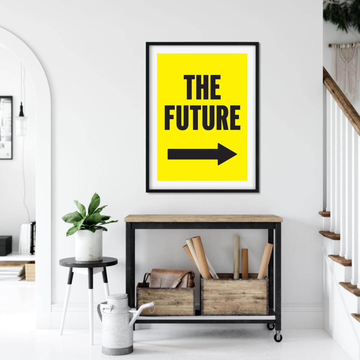Yellow / Orange The Future A3 297 X 420Mm The Native State – image 3