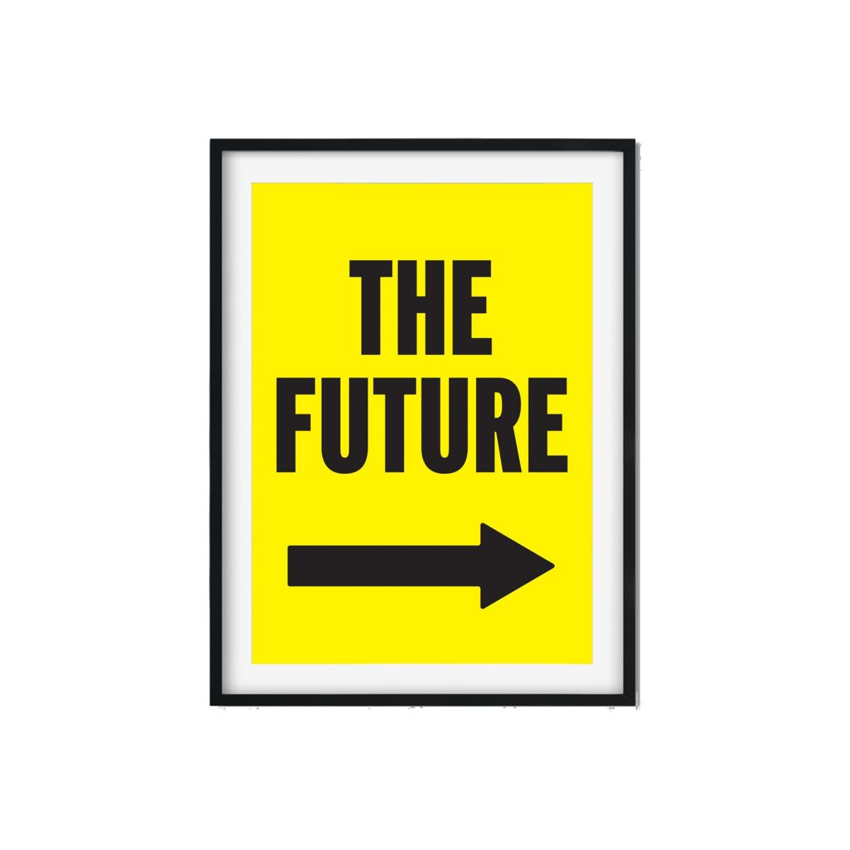 Yellow / Orange The Future A3 297 X 420Mm The Native State – image 1