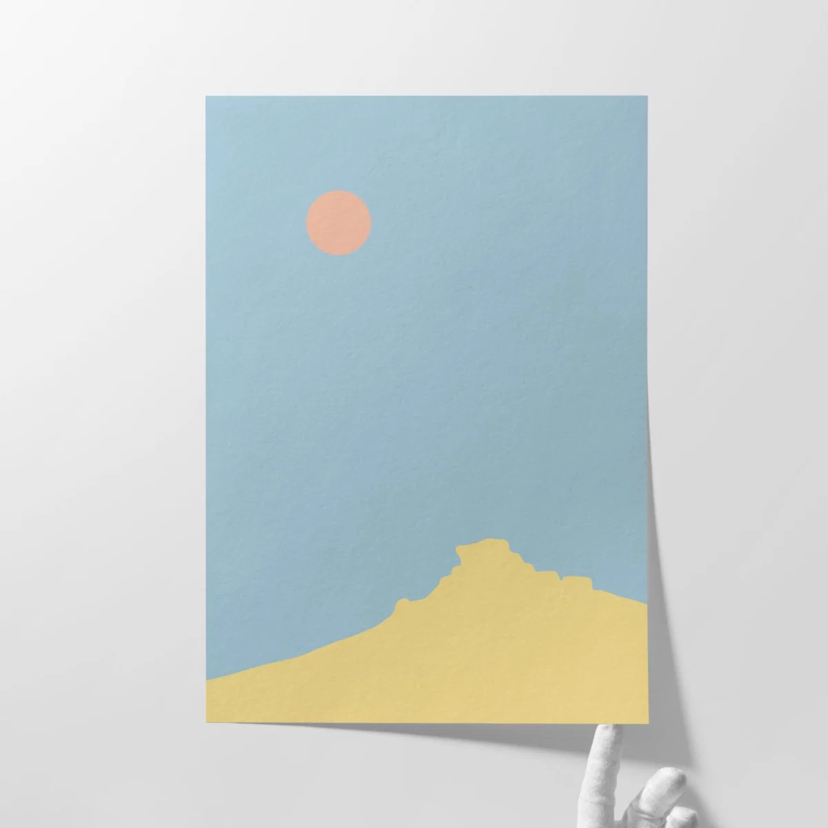 Icon Tor Dartmoor Giclée Fine Art Print - Pastels - A3 | A3 | 297 X 420Mm | Dewerstone – image 2