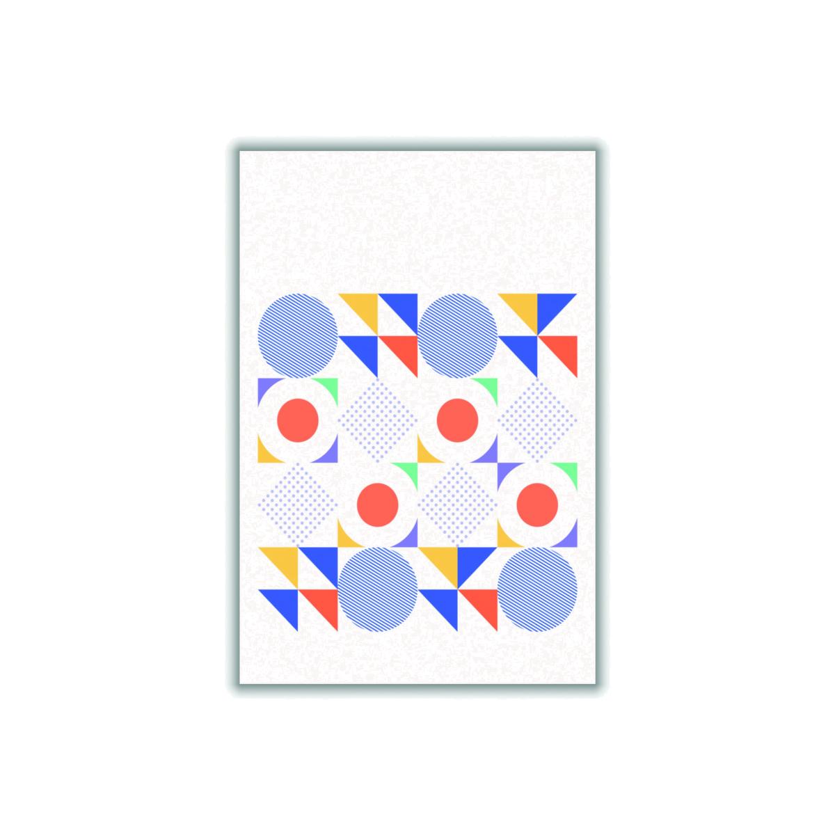 Retro Geometric 2 A2 420 X 594Mm Stanley Print House – image 1