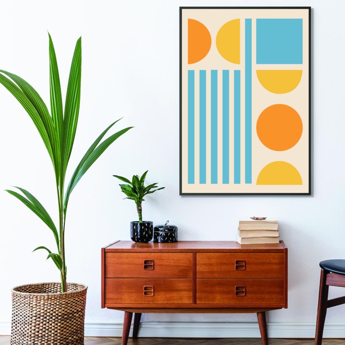 Bright Minimal Shapes Series #3 A3 297 X 420Mm Stanley Print House – image 3