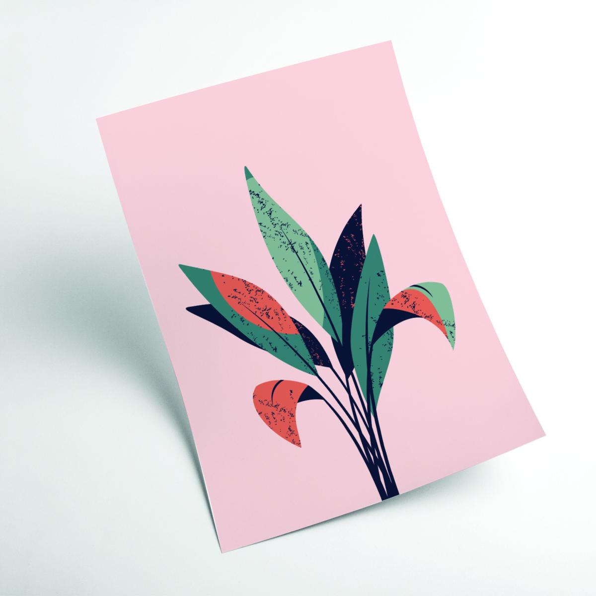 Pink / Purple Pink Plant Xxs Stanley Print House – image 2