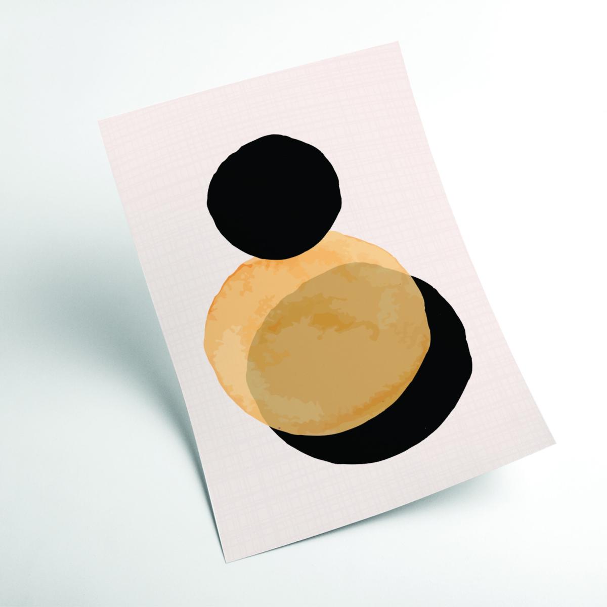 Black Geometric Shapes #2 Small Stanley Print House – image 2
