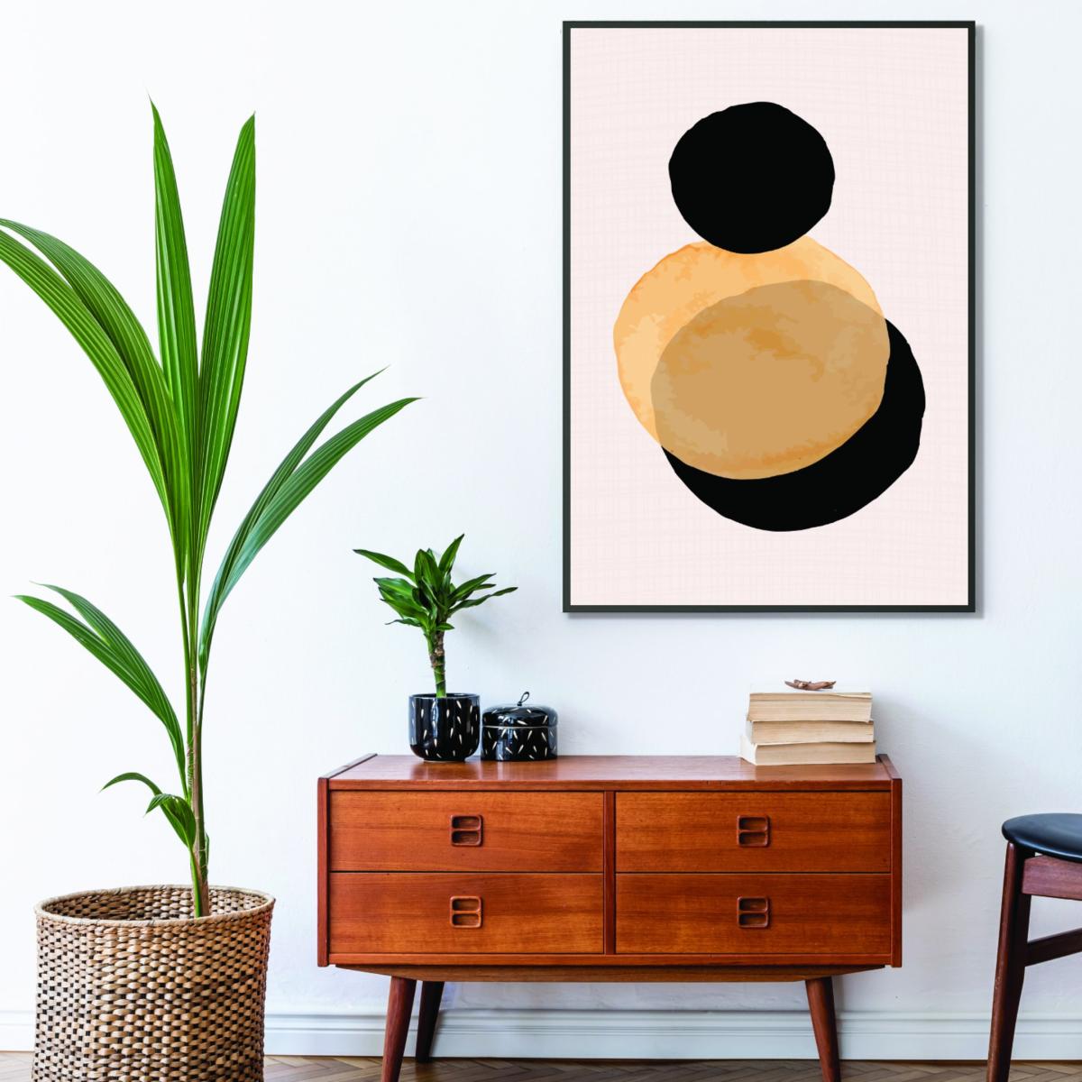 Black Geometric Shapes #2 Small Stanley Print House – image 3