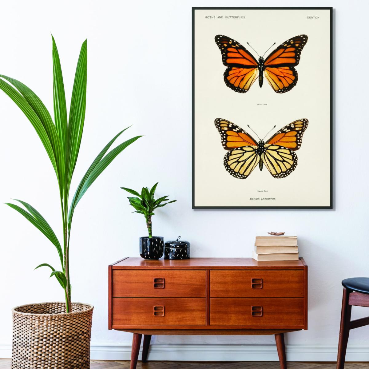 Monarch Butterfly Vintage Large Stanley Print House – image 3