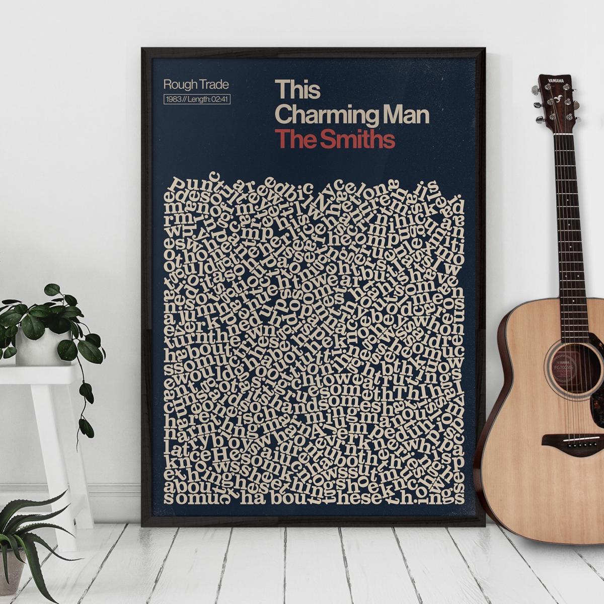 This Charming Man - Song Lyric Print A3 297 X 420Mm Reign & Hail – image 3