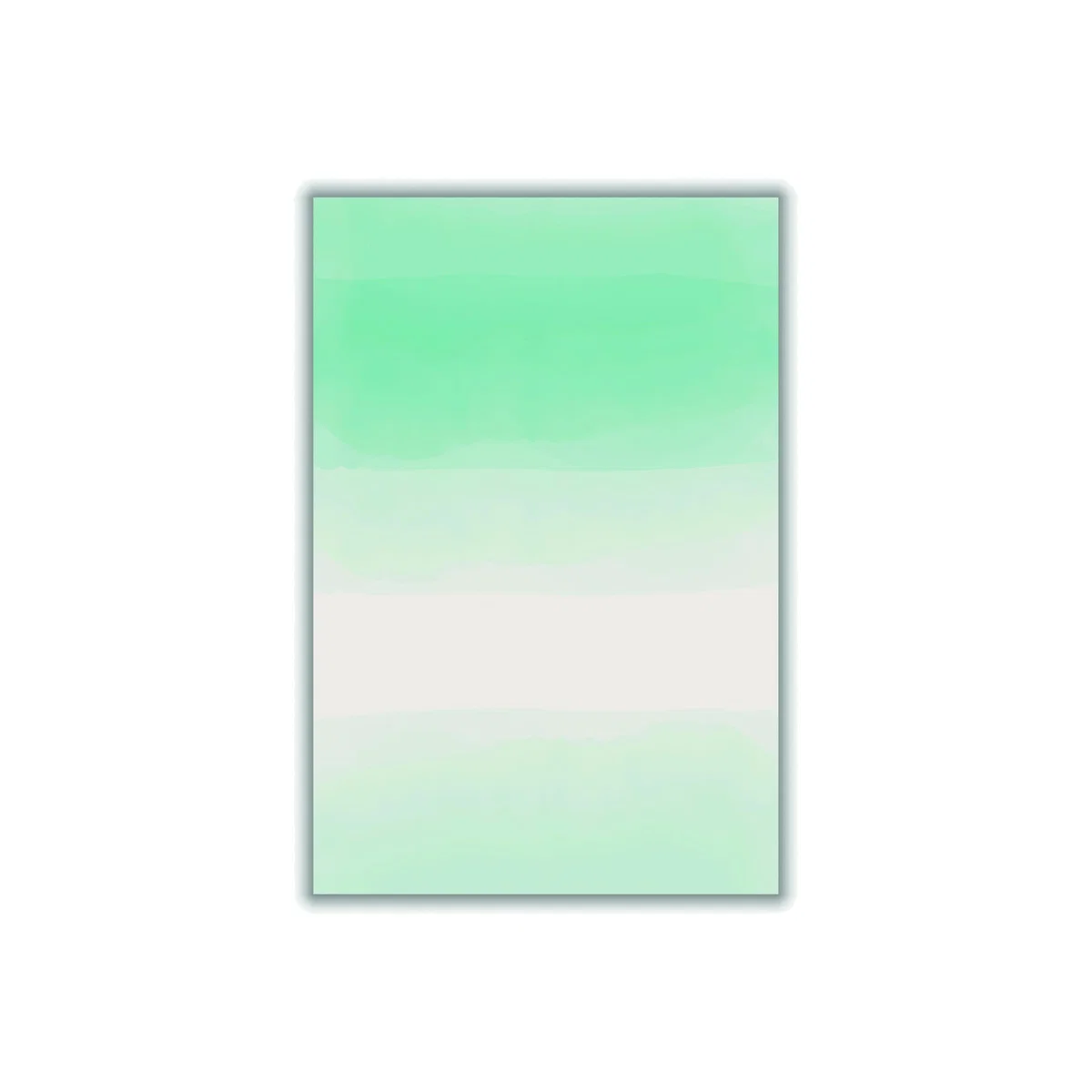 Light Green Watercolor Series #1 Large Stanley Print House – image 1