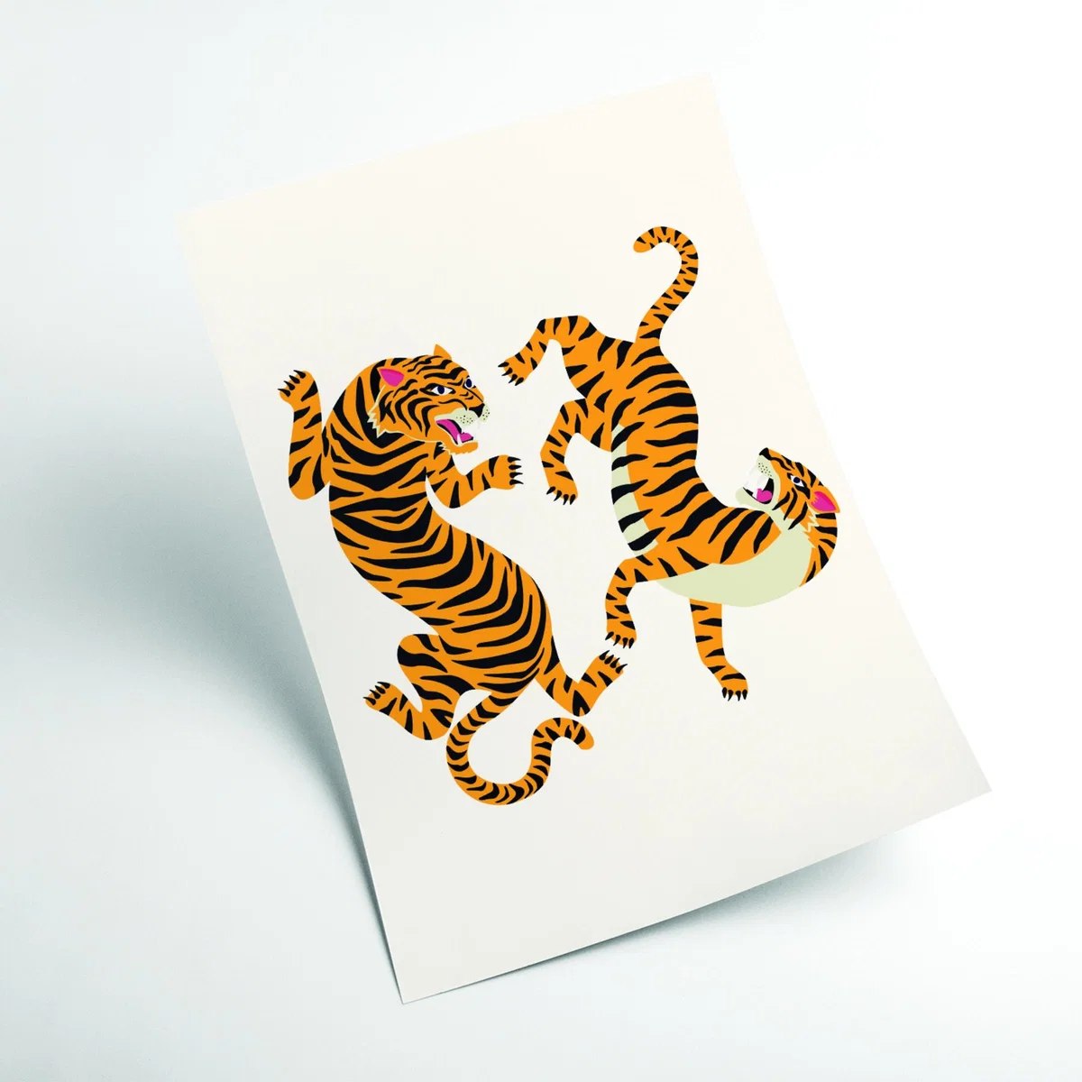 Yellow / Orange Two Tigers Xxs Stanley Print House – image 2