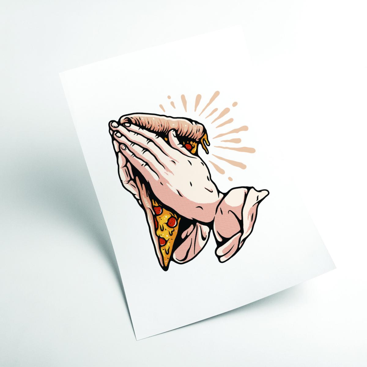 Rose Gold Pizza Is Life Medium Stanley Print House – image 2