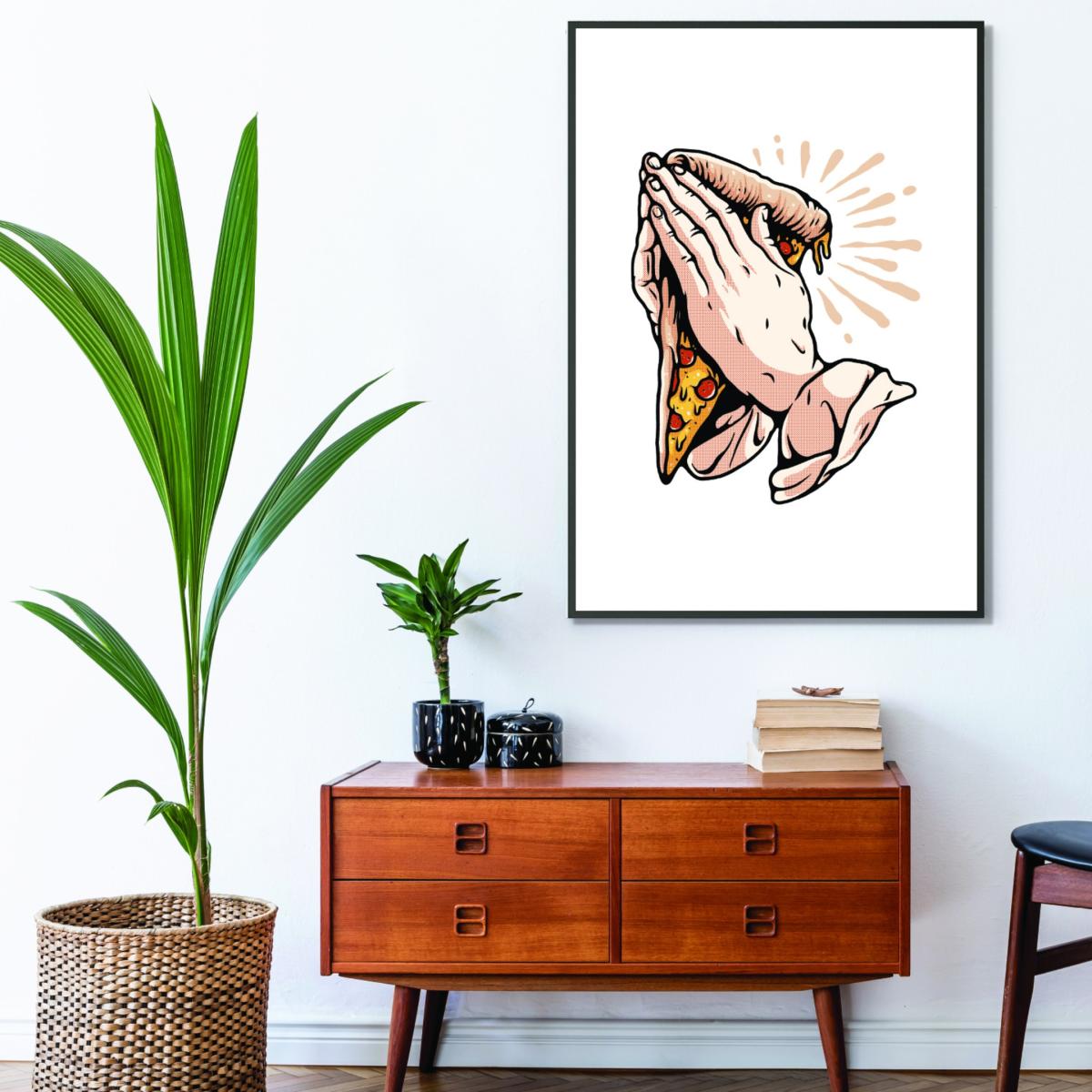 Rose Gold Pizza Is Life Medium Stanley Print House – image 3