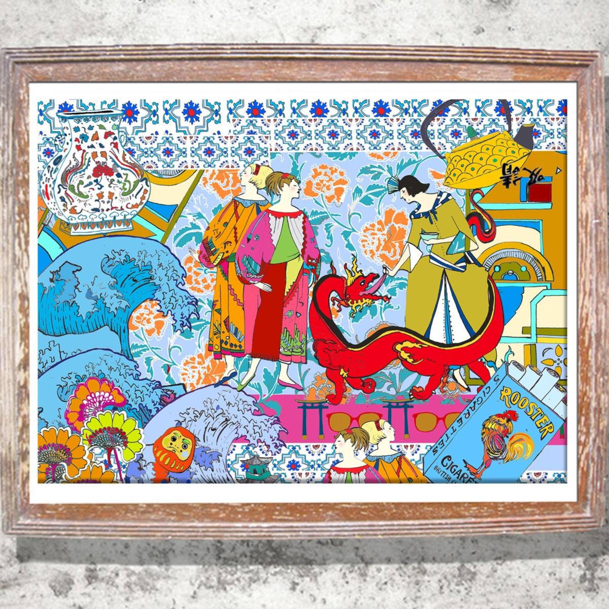 The Hong Kong Pop Signed Limited Edition Print Jessica Russell Flint – image 2