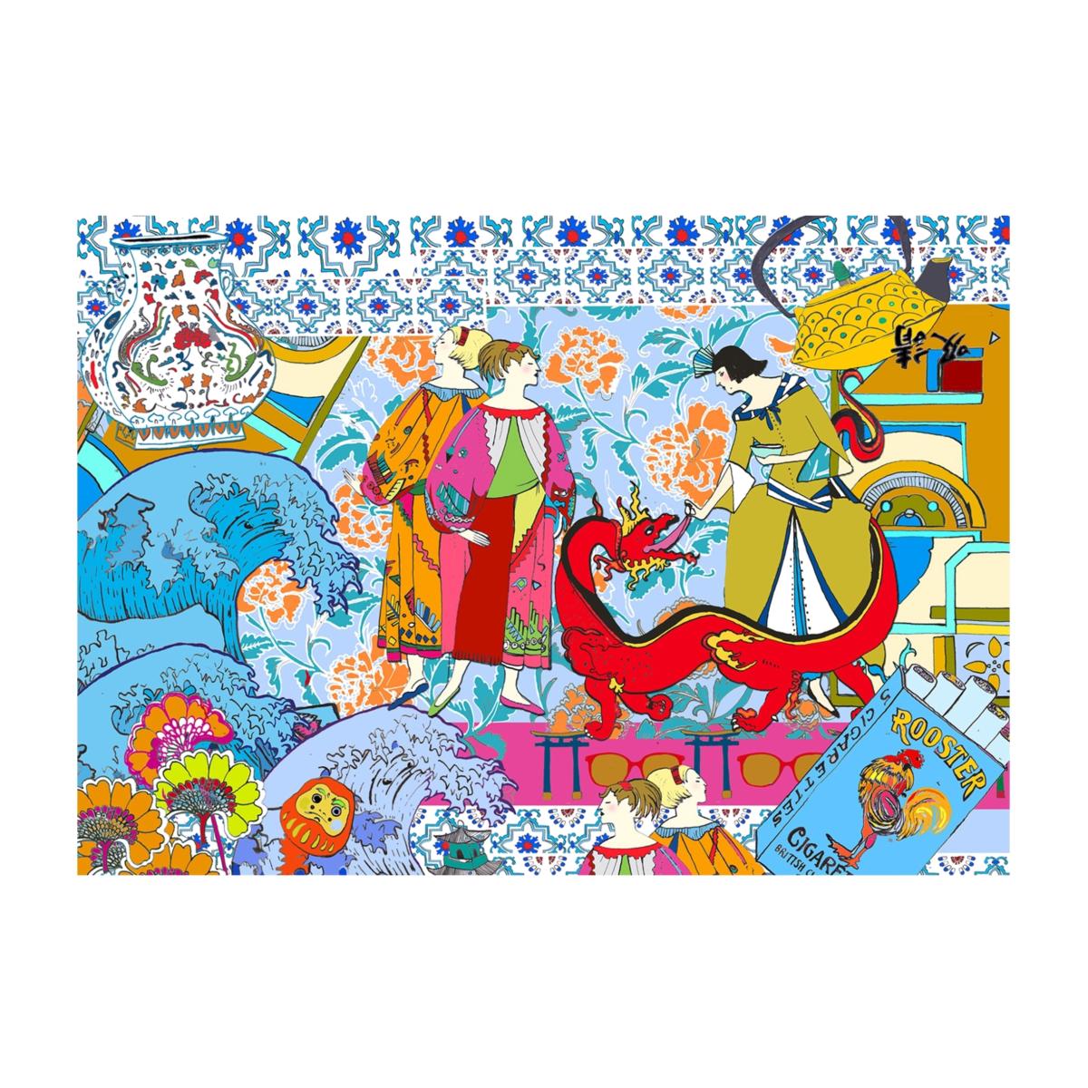 The Hong Kong Pop Signed Limited Edition Print Jessica Russell Flint – image 1