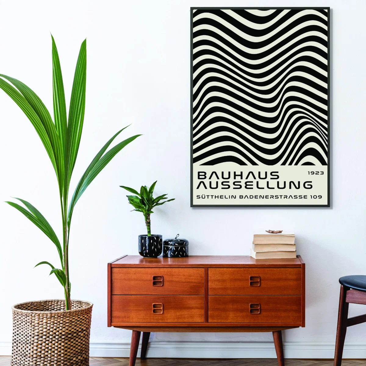 Bauhaus Black And White A2 420 X 594Mm Stanley Print House – image 3