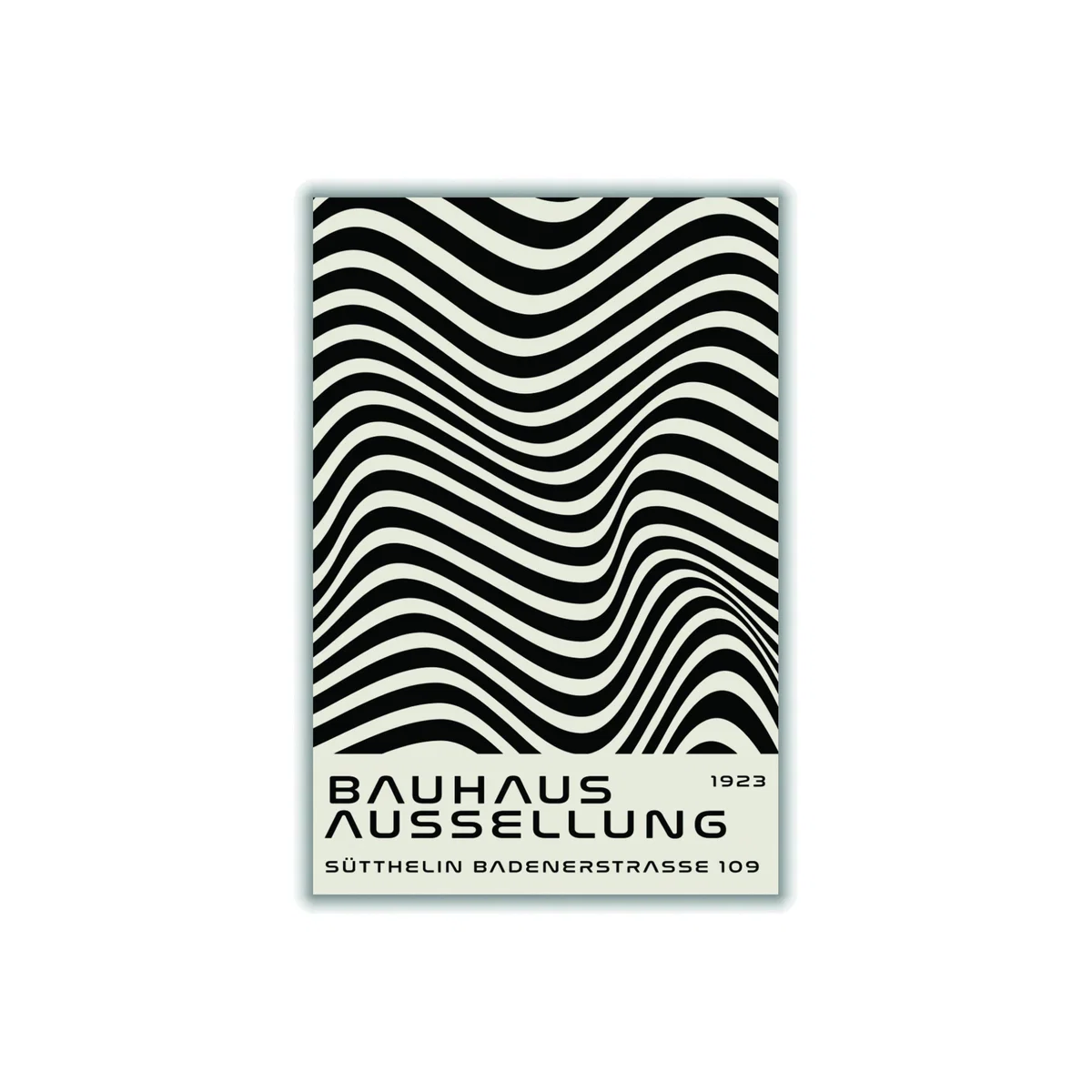 Bauhaus Black And White A2 420 X 594Mm Stanley Print House – image 1