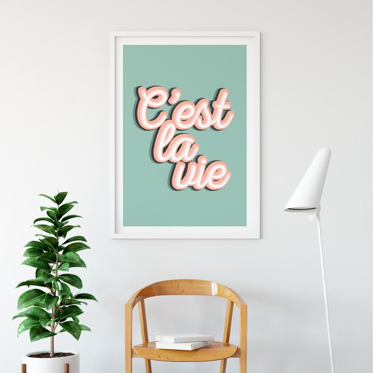Green C'est La Vie A3 297 X 420Mm The Native State – image 2