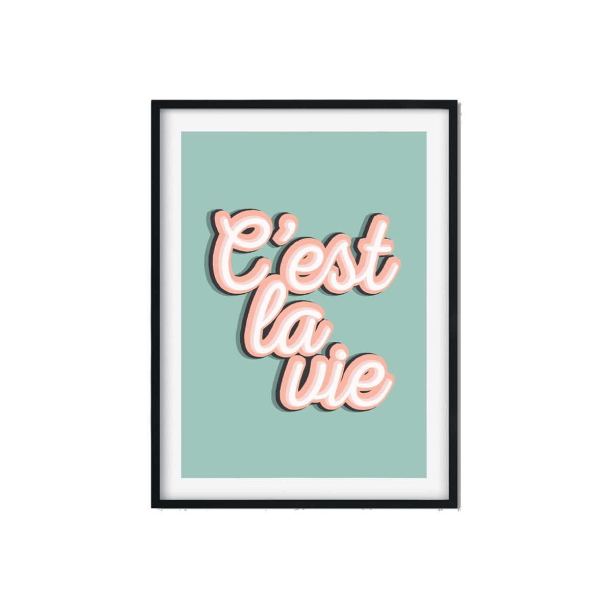 Green C'est La Vie A3 297 X 420Mm The Native State – image 1