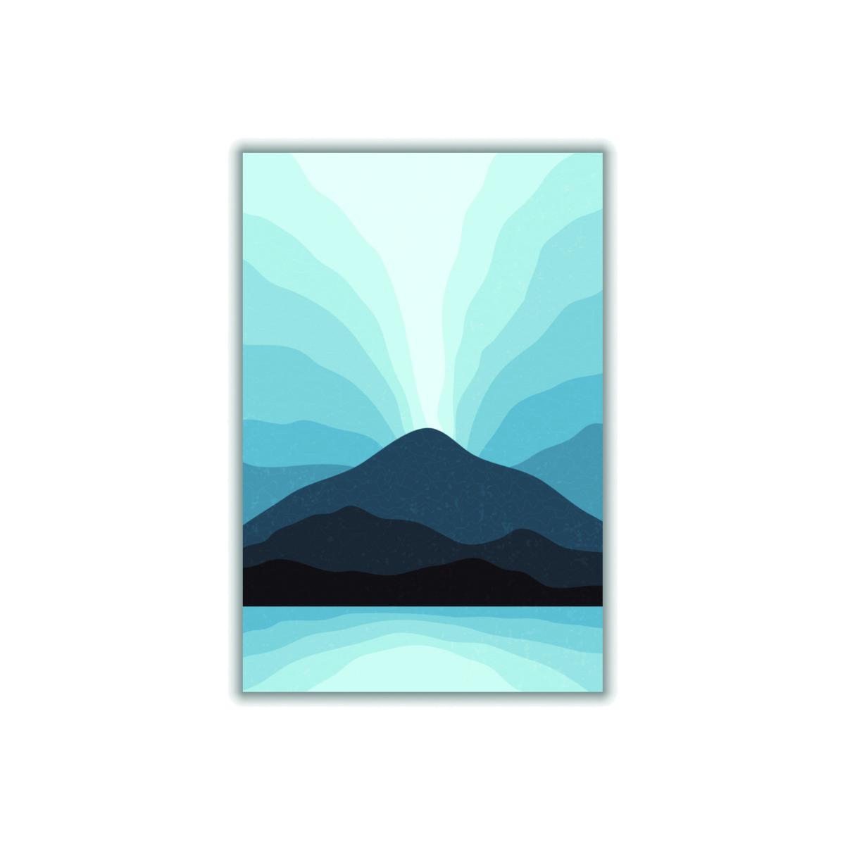 Blue Mountain Vibes #1 A4 210 X 297Mm Stanley Print House – image 1