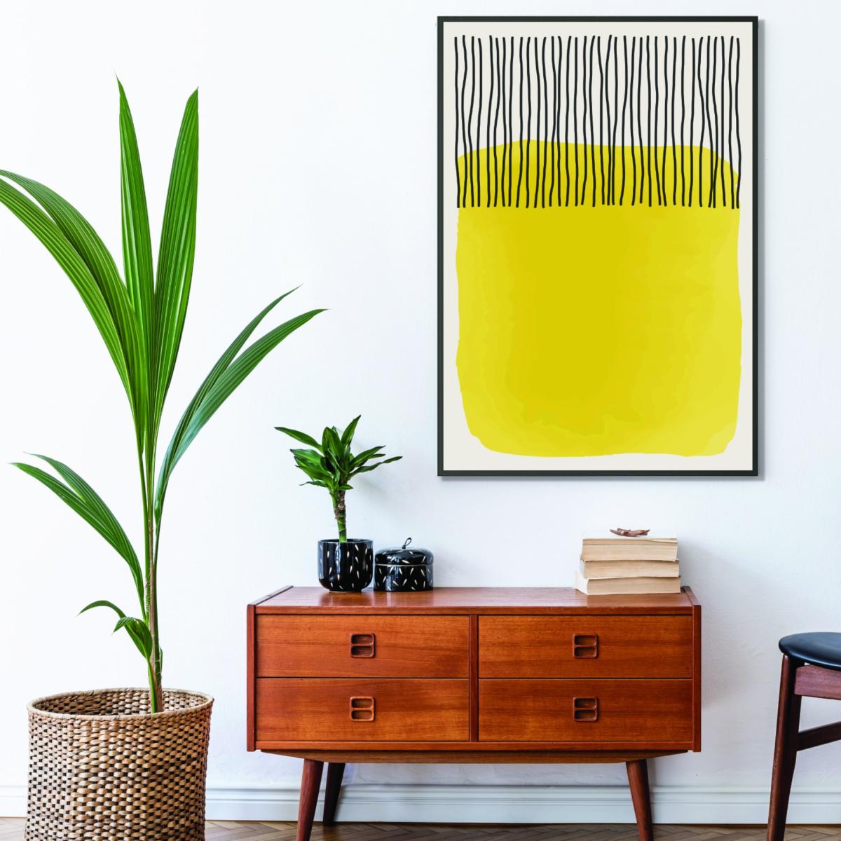 Yellow / Orange Minimal Watercolor Shapes #4 Small Stanley Print House – image 3