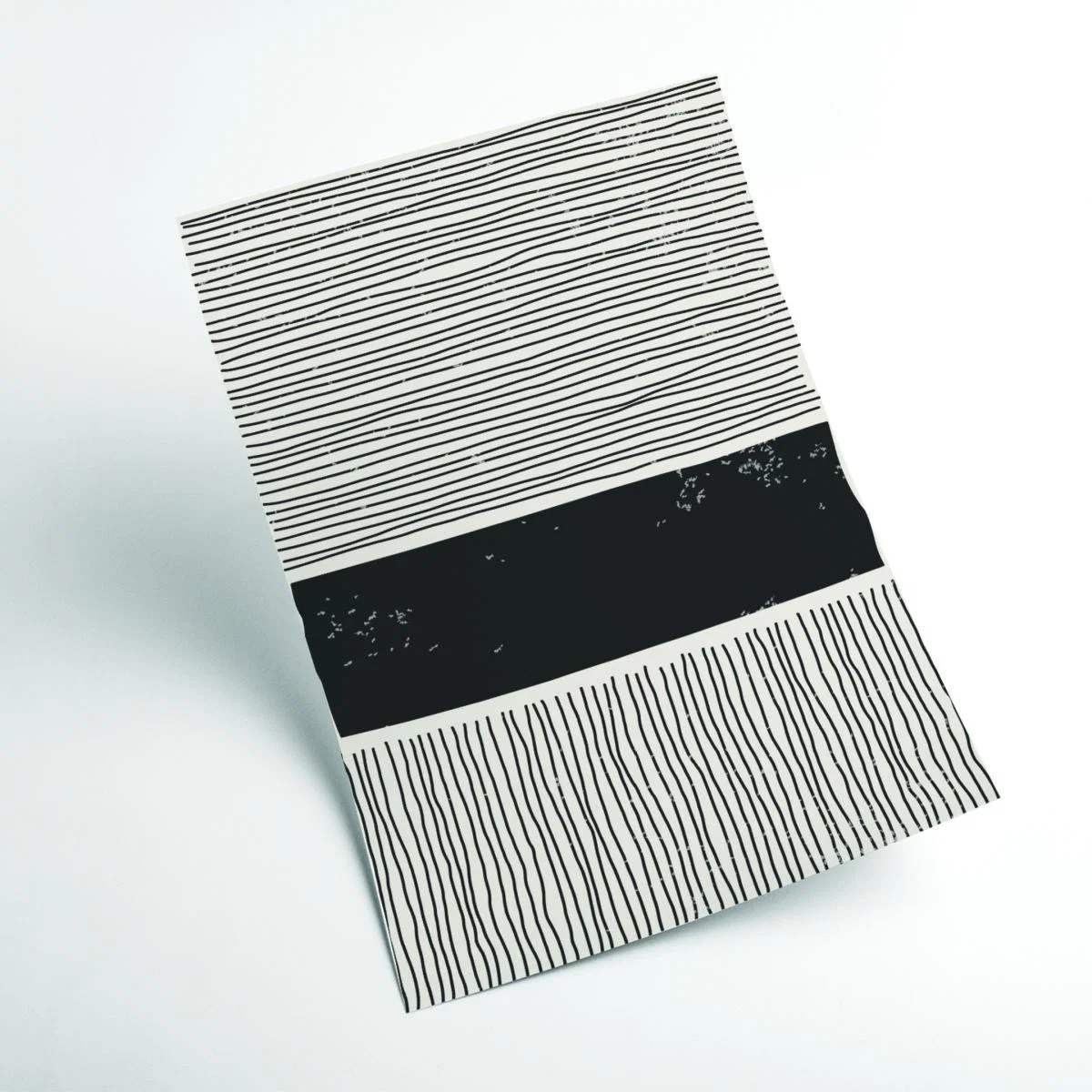 Black Subtle Line Series #5 A4 210 X 297Mm Stanley Print House – image 2