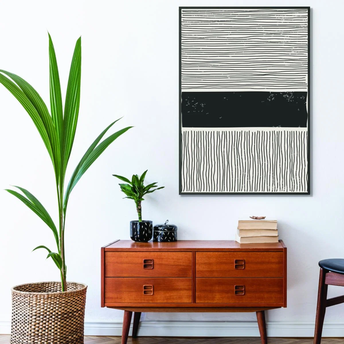 Black Subtle Line Series #5 A4 210 X 297Mm Stanley Print House – image 3
