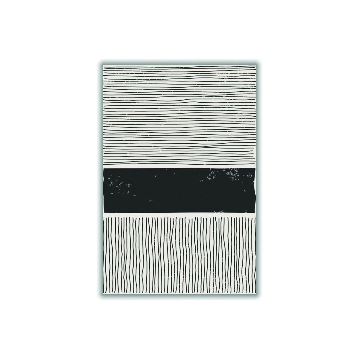 Black Subtle Line Series #5 A4 210 X 297Mm Stanley Print House – image 1