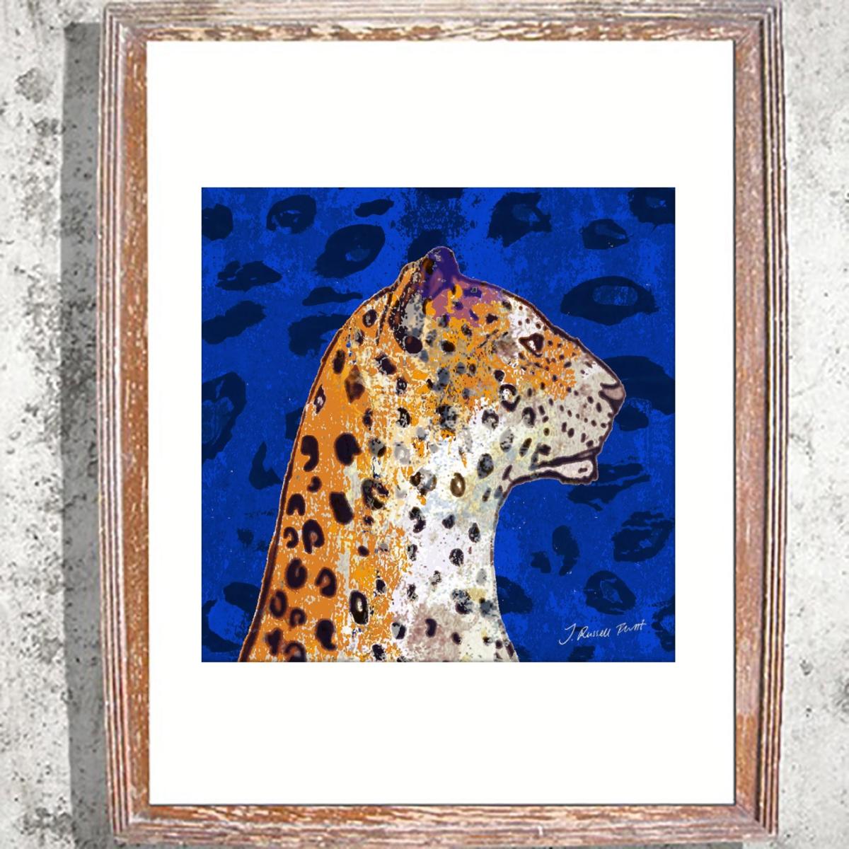 The Leopard's Head Signed Print A4 210 X 297Mm Jessica Russell Flint – image 2