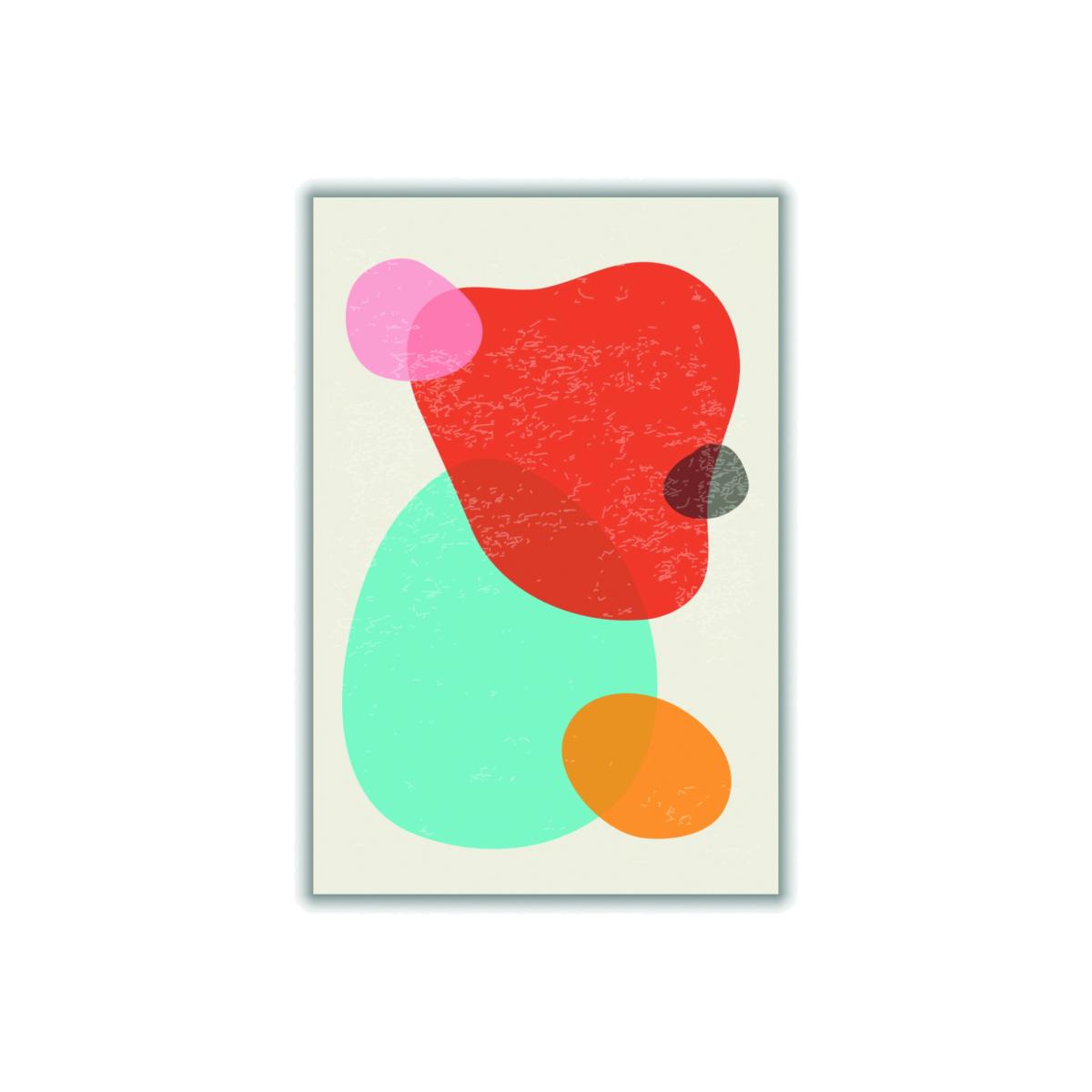Bright Abstract Shapes #2 Medium Stanley Print House – image 1