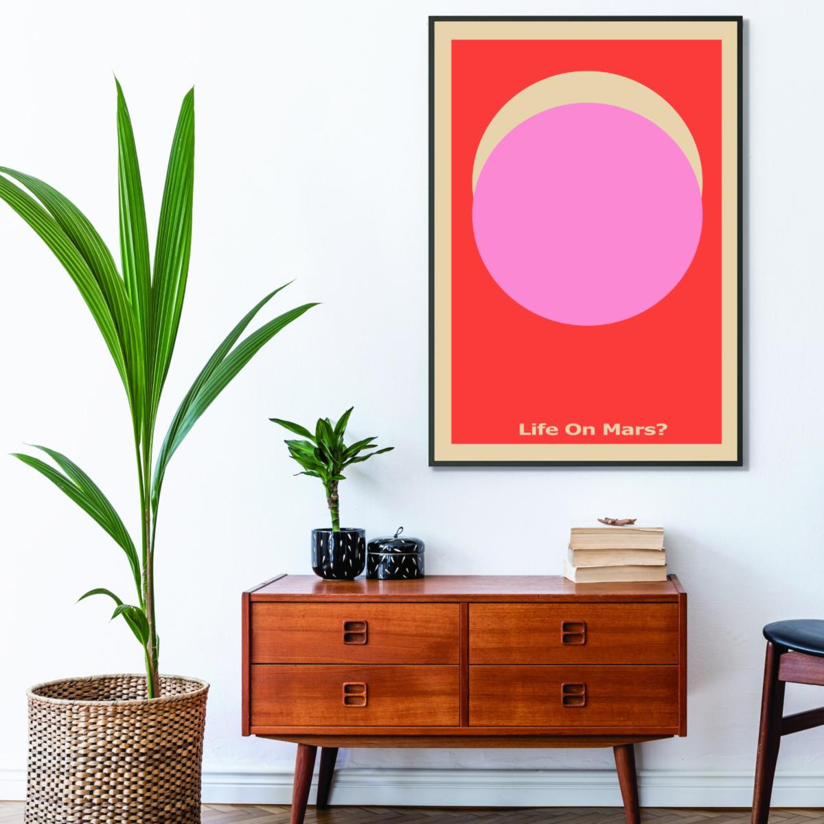 Red Life On Mars? A4 210 X 297Mm Stanley Print House – image 3