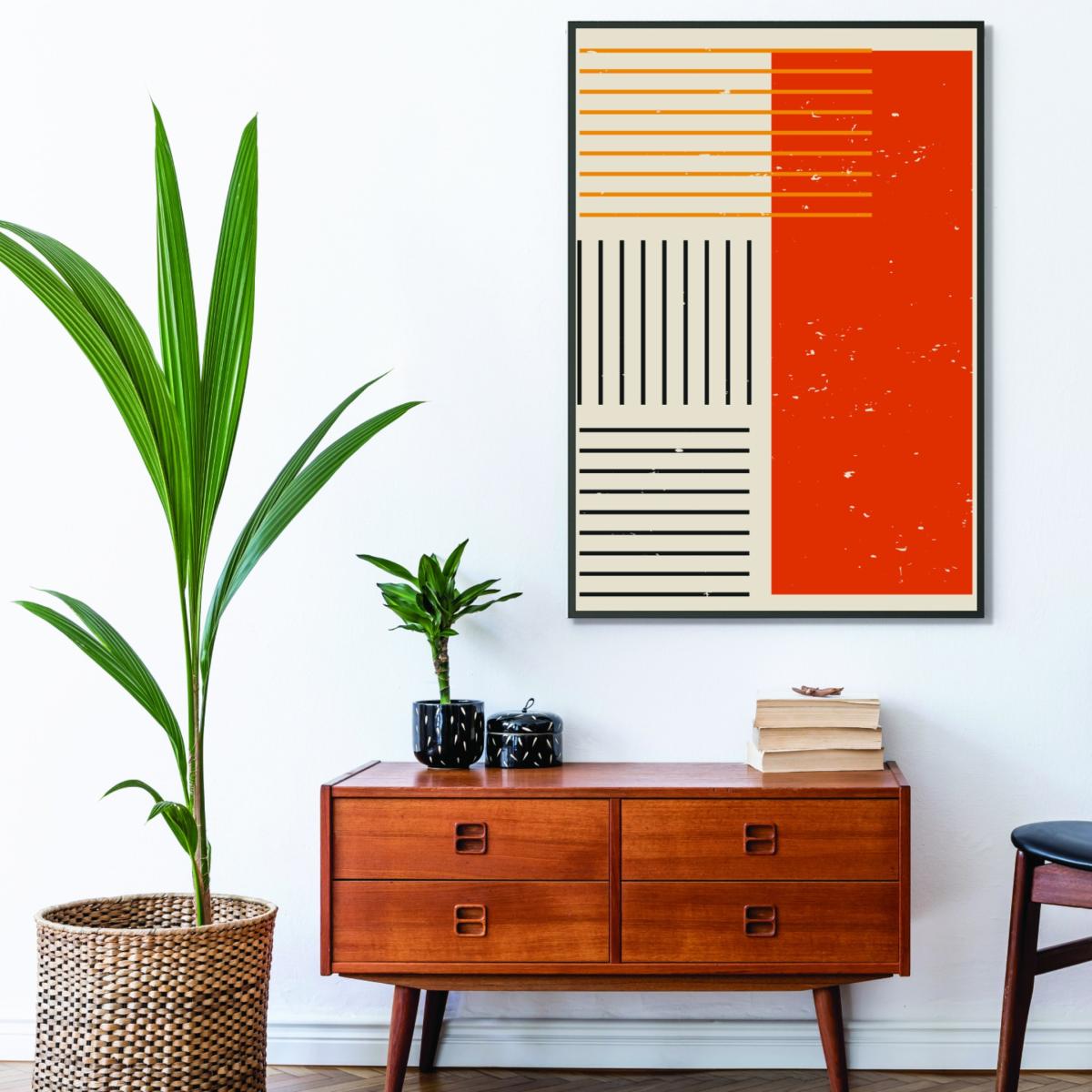 Red Vibrant Minimal Series #4 Extra Large Stanley Print House – image 3
