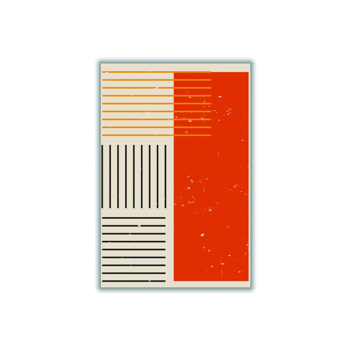 Red Vibrant Minimal Series #4 Extra Large Stanley Print House – image 1