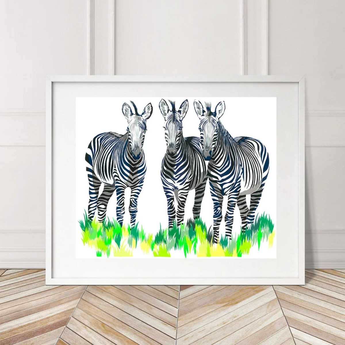White Zebra Limited Edition Giclee Fine Art Print Medium Chloe Croft London Limited – image 4