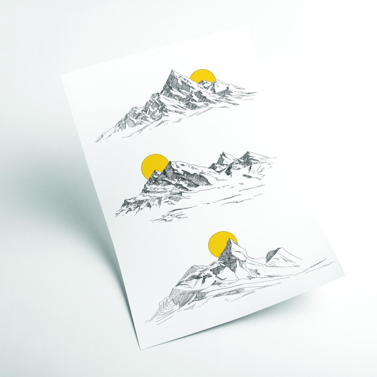 Grey Sunny Mountains Large Stanley Print House – image 2