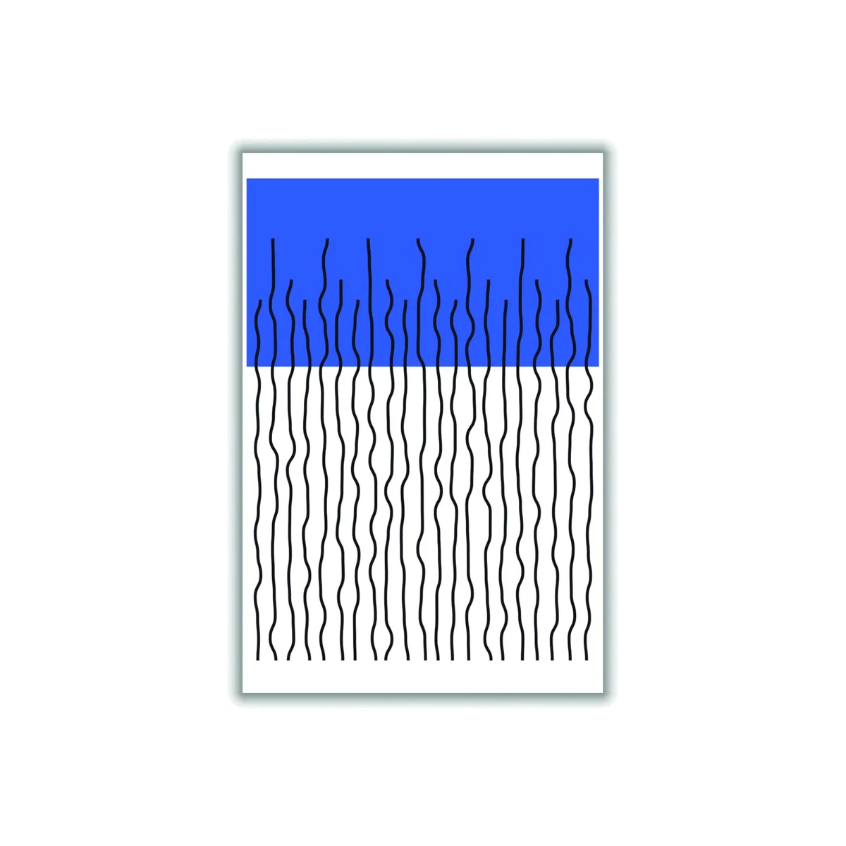 Blue Minimal Primary #3 A1 594 X 841Mm Stanley Print House – image 1