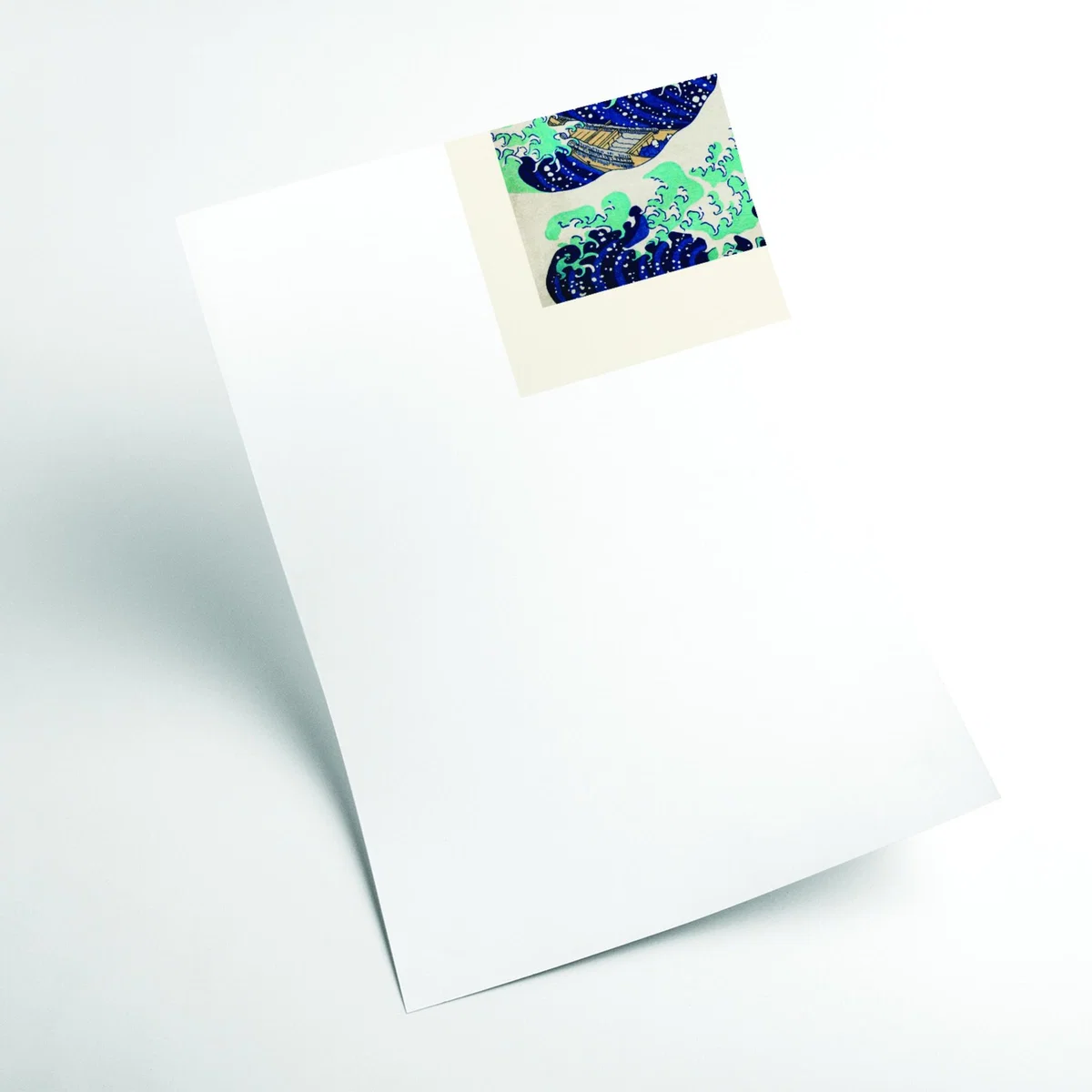 Blue Katsushika Hokusai - The Great Wave A2 420 X 594Mm Stanley Print House – image 2